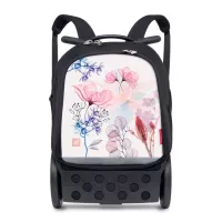 Školní a cestovní batoh na kolečkách Nikidom Roller UP Aquarella (19 l), Černý