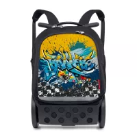Školní a cestovní batoh na kolečkách Nikidom Roller UP XL Street style (27 l), Černý