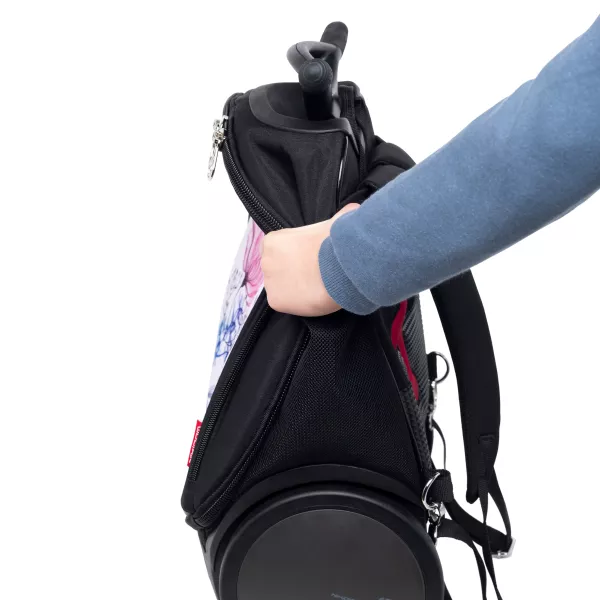 Školní a cestovní batoh na kolečkách Nikidom Roller UP XL Street style (27 l), Černý