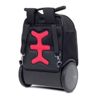Školní a cestovní batoh na kolečkách Nikidom Roller UP XL Black (27 l) + vlastní potisk