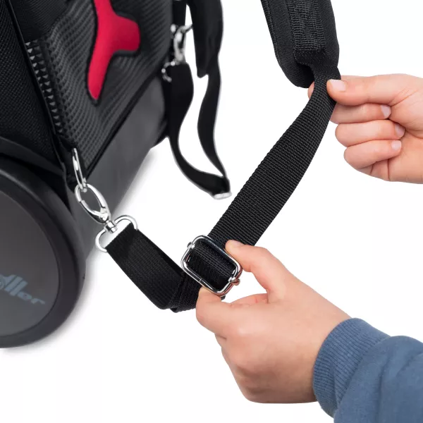 Školní a cestovní batoh na kolečkách Nikidom Roller UP Wild Fire (19 l), Černý