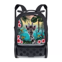Školní a cestovní batoh na kolečkách Nikidom Roller UP Safari (19 l), Černý