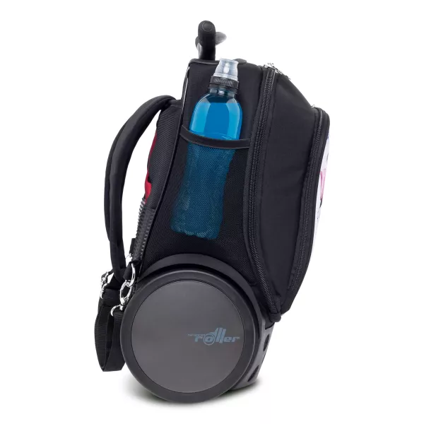 Školní a cestovní batoh na kolečkách Nikidom Roller UP Safari (19 l), Černý