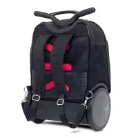 Školní a cestovní batoh na kolečkách Nikidom Roller UP XL Camo (27 l), Černý