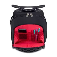 Školní a cestovní batoh na kolečkách Nikidom Roller UP XL Camo (27 l), Černý