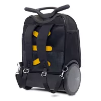Školní a cestovní batoh na kolečkách Nikidom Roller UP XL Safari (27 l), Černý