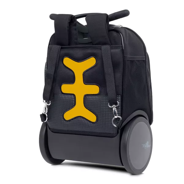 Školní a cestovní batoh na kolečkách Nikidom Roller UP XL Safari (27 l), Černý