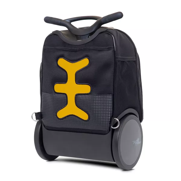 Školní a cestovní batoh na kolečkách Nikidom Roller UP XL Safari (27 l), Černý