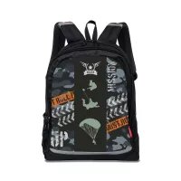Školní batoh Nikidom Roller RUN Camo 26l, Černý