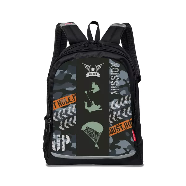 Školní batoh Nikidom Roller RUN Camo 26l, Černý