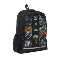 Školní batoh Nikidom Roller RUN Camo 26l, Černý