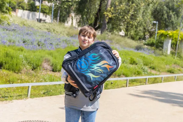 Školní batoh Nikidom Roller RUN Camo 26l, Černý