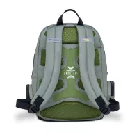 Školní a předškolní batoh Nikidom Roller GO Rainforest 15L, šedo-zelený