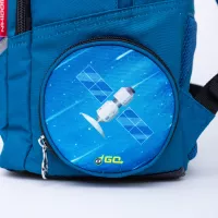 Školní a předškolní batoh Nikidom Roller GO Space 15L, Modrý