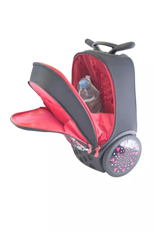 Školní a cestovní taška na kolečkách Nikidom Roller Cool Blue