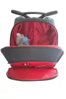 Školní a cestovní taška na kolečkách Nikidom Roller Cool Blue